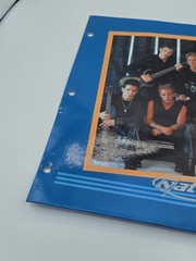 Vintage 2001 Claire’s Natural Boy Band Blue Duotang Folder VERY RARE!