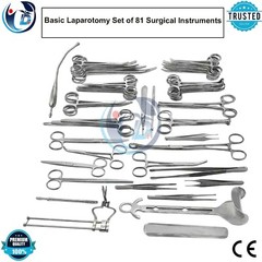 Basic Laparotomy Set of 81 Pcs Surgical Instruments