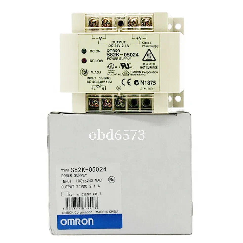 New In Box OMRON S82K-05024 Switching Power Supply 24VDC S82K05024