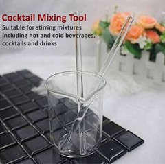 12 Pack Glass Stirring Rods 13.8″(350MM) For Science Education,Lab & Kitchen Use