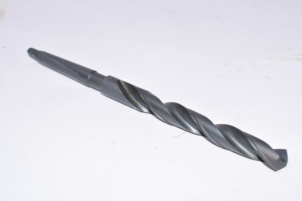 NEW HSS 9/16” #1 Morse Taper Shank Drill Bit, 8-5/16” OAL x 5/16” Shank