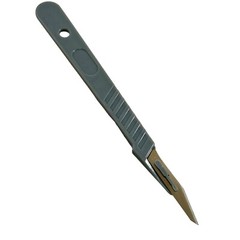 Disposable Scalpel with Blade #11 Sterile 10/PK Individually Wrapped, Podiatry