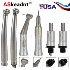 Dental Kit de pieza de mano turbina fibra óptico LED de alta y baja velocidad