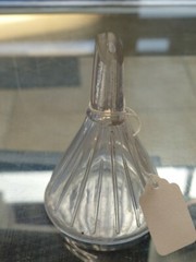 Embossed Vintage Glass Funnel (4 ounces)