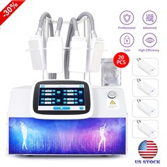 Pro Cool Freeze Beauty Machine 4 Pads for Body Silhouette Enhancement Salon Uss