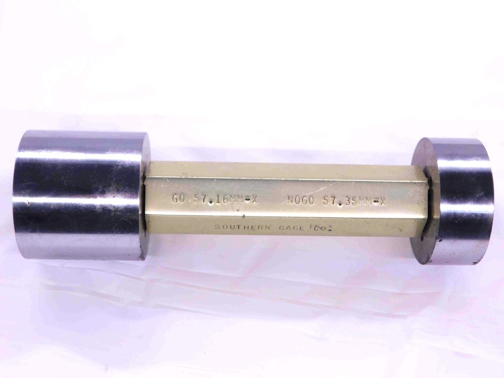 57.160 & 57.350 CL X mm PIN PLUG GAGE GO NO GO 57.000 57 2.2504 57.16 57.35