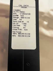 AERA TC FC-7800C Mass Flow Controller 1 SLM N2