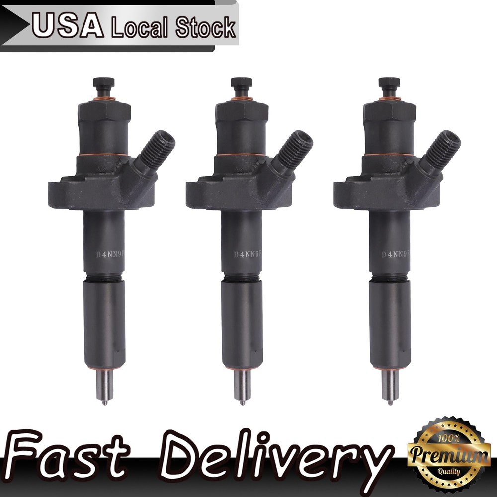 3PCS Fuel Injector D4NN9F593C For Ford New Holland Engine BSD666 Tractor 8200