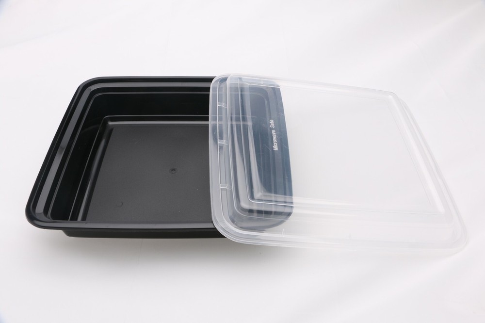 BPA FREE HD Microwave Container 48oz Square 10Pack Food Storage Outdoor Travel