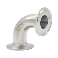 1″ Inch 25mm Pipe 1.5″ Ferrule Elbow 90 Degree Sanitary 304 Stainless Steel