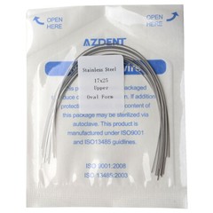 10X AZDENT Dental Stainless Steel Rectangular Arch Wires Nature Form / Oval Form