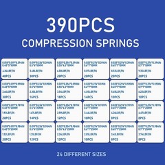 Multi-Size Spring Assortment Ideal for Automotive, Toys, and Household Items
