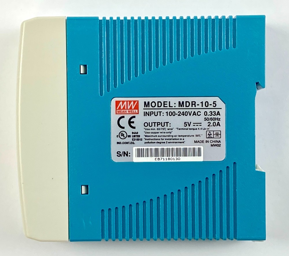 Mean Well MDR-10-5 Power Supply 100-264V 5V/2.0A