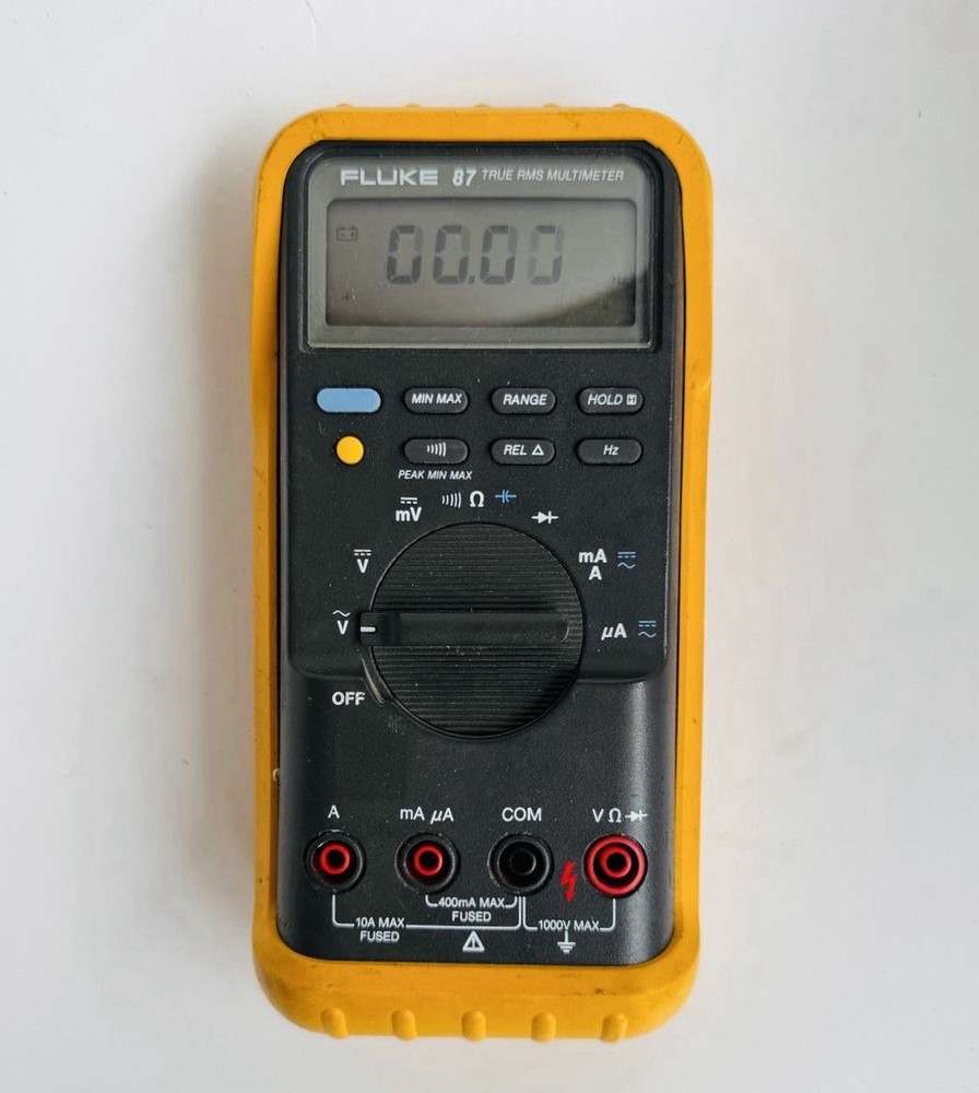 Fluke 87 True RMS Auto-Ranging CAT III Handheld Digital Multimeter 1000V 10A