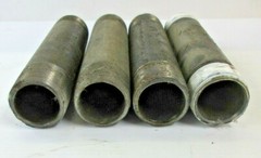 1″ GALVANIZED STEEL PIPE NIPPLE BOTH ENDS THREADED, ASSORTED LENGTHS LOT OF 6