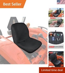 UV-Resistant Black Seat Cover for Kubota L3902 | L3302 | Easy Installation