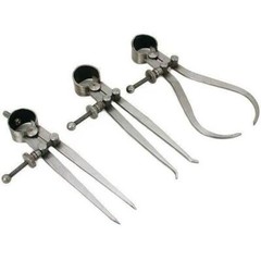 3 Pieces Spring Caliper Set – Inside Outside & Divider 4″ inch – Tool