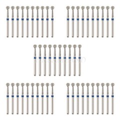 20 packs Dental Diamond Burs Ball Round FG 1.6mm BR-30 Fit High Speed Handpiece