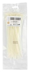 8”/Clear Zip Ties, 100 Pack, 18lb Strength, UV Resistant 8″ (18lb) White
