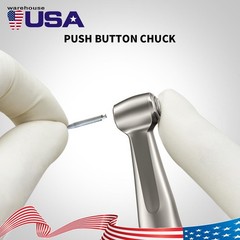 Dental 1:1 Low Slow Speed Handpiece Surgical Contra Angle Push Button Fits NSK
