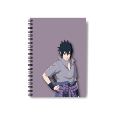 A5 Notebook Sidebind Anime Design Cardcover Book Lined Journal School Office