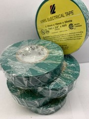 VINYL PVC ELECTRICAL TAPES, FLAME RETARDANT, 3/4 66 fet green , 1 ROLL