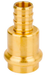 12 Pack 1/2″ Press Propress X 1/2″ PEX Adapter Crimp Fittings Brass Coupling Con