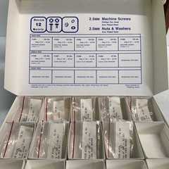 Dycon M2, M2.5, M3, M4 Fasteners with 2485 pcs. See exact list in Description.