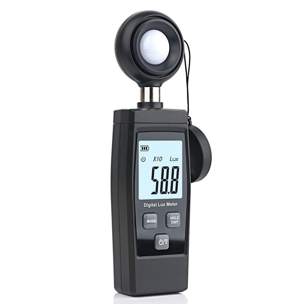 Digital Lux Meter 0-200, 000 Lux Digital LCD Light Meter Lux/FC Measure4330