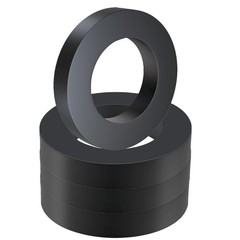 4PCS Large Ferrite Ring Magnet – Grade 10 Big Magnets Heavy Duty, OD60mm x ID32m