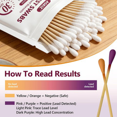 60 Swabs Lead Test Kit,Quick Results in 30S Lead Detector,Enhanced Lead Testing