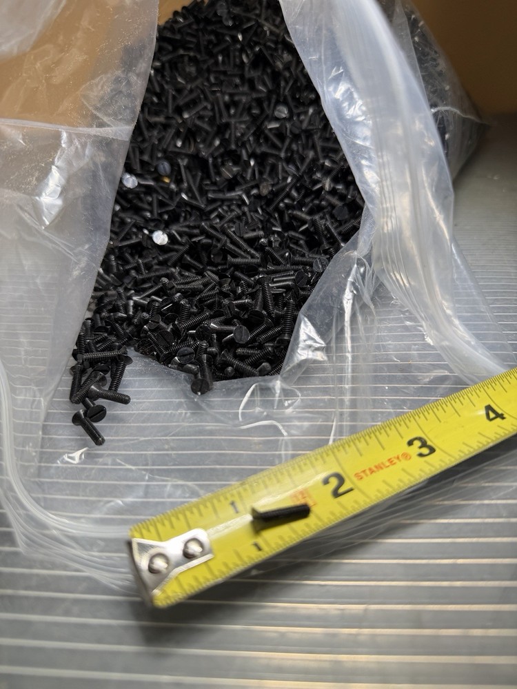 Tiny Plastic screw Lot 2 Pounds Machine Screws from closed radio shop