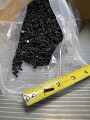 Tiny Plastic screw Lot 2 Pounds Machine Screws from closed radio shop