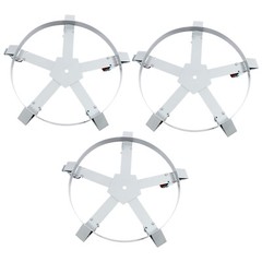 55 Gallon Drum Dolly Stands Q235 Steel Barrel Dolly Carts With 5 Wheels