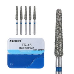 100piezas 20tipos Fresas de diamante medianas dentales FG 1.6 mm Bur BR/TR/TF/EX