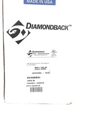 Diamondback Mitsubishi BV38BBSI 891N Refrigerant Ball Valve Full Port 3/8 Flare