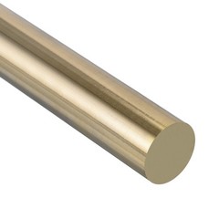 PACK OF 1 1 Inch x 4 Inch Brass Rods Brass Solid Round Rod 25mm x 100mm