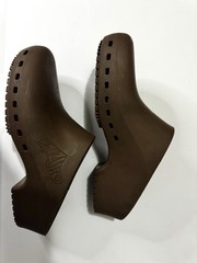 Calzuro Unisex Rubber Clogs USM 9.5-10.5 W11.5-12.5 Classic Bihos Mules Italy