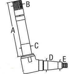 Spindle – Right Hand Fits Ford 3415 1520 1920 2120 Fits New Holland TC40 TC45