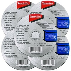Makita 5 Pack – 4.5″ Cut Off Wheels For 4.5″ Grinders On Metal & Stainless Steel