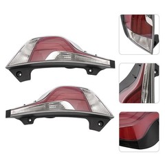 2015-2017 Toyota Prius C Rear Outer Tail Lights Halogen Clear Lens Pair