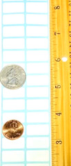 ROLL OF 3000 WHITE SQUARE LABELS ⭐(#1/BEST)⭐ GARAGE SALE RETAIL STORE PRICE TAGS