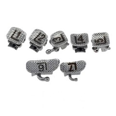 Self Ligating Damon Q Brackets Ceramic Metal Orthodontic Braces Roth MBT 022 345