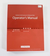 Lutronic eCO2 Plus Operator’s Manual Hardcover – Revision 1.2 / 4100126812