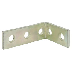 5-Hole 90° Angle Bracket Galv-Krom (Strut Fitting) (ZB917-10)