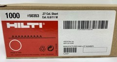 NEW Hilti #50353 .27 Cal Short RED 6.8/11 M10 FULL Case Of 1000 Shot SHIPS FREE!