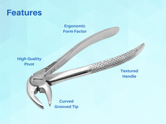 Dental Extraction Forceps (Lower Anterior for Roots #33) ARTMAN