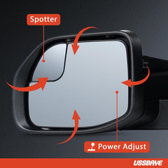 Side Mirror Assembly Compatible with 2022-2024 Ford Maverick XLT Left Driver Sid
