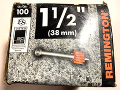 Remington Low Velocity Power Fasteners 1 1/2″ 38mm, 58050 “CLOSE TO 100” $8.97