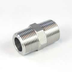 1″ NPT Male x 1″ NPT Male Hex Nipple Pipe Adapter Stainless Steel 304